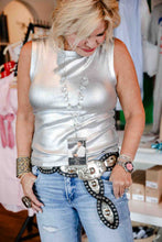 Load image into Gallery viewer, Metric Metallic Tank Top