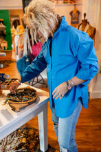 Load image into Gallery viewer, Ralph Button-Up Top in Berry