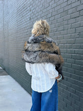 Load image into Gallery viewer, Stark Fox Fur Cape