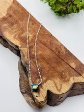 Load image into Gallery viewer, Sienna Riley Square Necklace in Jet Brandy