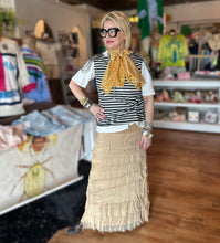 Load image into Gallery viewer, Jersey Layered Skirt in Caramel