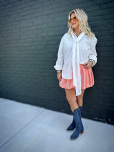 Load image into Gallery viewer, Touchdown Gingham Bubble Skirt