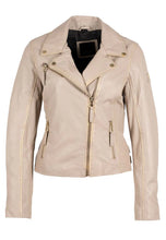 Load image into Gallery viewer, Christy RF 3 Leather Jacket in Metallic Gold Stars