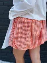 Load image into Gallery viewer, Touchdown Gingham Bubble Skirt