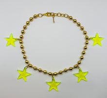 Load image into Gallery viewer, Shooting Star Necklace in Neon Green