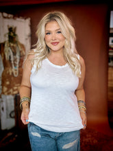 Load image into Gallery viewer, Tempo Tank Top in White