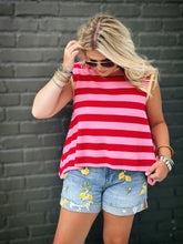 Load image into Gallery viewer, Poppi Striped Tank Top