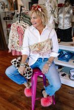 Load image into Gallery viewer, Eyelet Layering Wrap Tank in Emma Rose