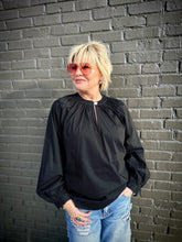 Load image into Gallery viewer, Goodnight Rhinestone Button Top