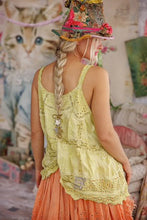 Load image into Gallery viewer, Eyelet Clementine Tank in Yuzu