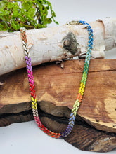Load image into Gallery viewer, Sienna Rope Necklace in Rainbow
