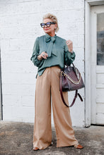 Load image into Gallery viewer, Tucker Tie Top in Hunter Green