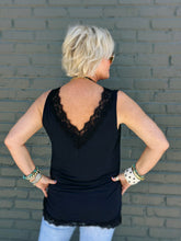 Load image into Gallery viewer, Tally Tank Top in Black