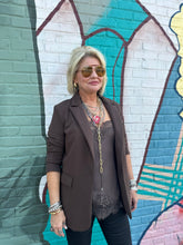 Load image into Gallery viewer, Megan Lace Tank Top in Fudge