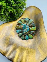 Load image into Gallery viewer, Flower Me Turq Ring