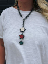 Load image into Gallery viewer, Tri-Star Lariat Necklace