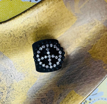 Load image into Gallery viewer, Peace Out Ring in Smutt