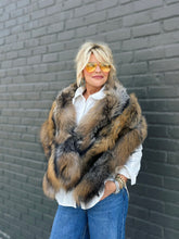 Load image into Gallery viewer, Stark Fox Fur Cape