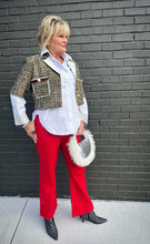 Load image into Gallery viewer, Premium Tweed Cropped Jacket