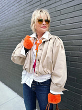 Load image into Gallery viewer, Verified Fingerless Gloves in Orange