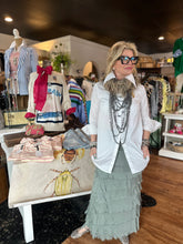 Load image into Gallery viewer, Jersey Layered Skirt in Sage