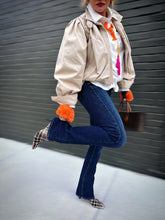 Load image into Gallery viewer, Verified Fingerless Gloves in Orange