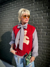 Load image into Gallery viewer, Bowtie Bear Sweater Vest