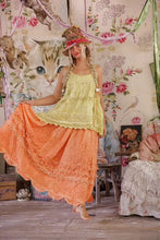 Load image into Gallery viewer, Eyelet Skirt in Arancia