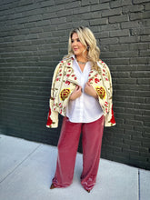 Load image into Gallery viewer, Nightcap Sequin Pants in Burgundy