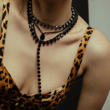Load image into Gallery viewer, Mini L.A. Necklace in Black
