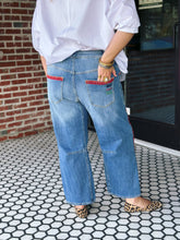 Load image into Gallery viewer, Mahjong Jeans in Dot, Crack & Bam