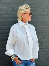 Load image into Gallery viewer, Belinda Tie Top in White