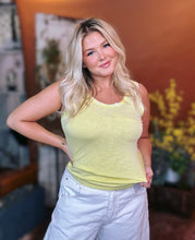 Load image into Gallery viewer, Tempo Tank Top in Lemon