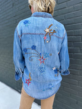 Load image into Gallery viewer, Stellar Star Denim Top
