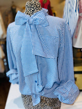 Load image into Gallery viewer, Dylan Top in Blue Gingham