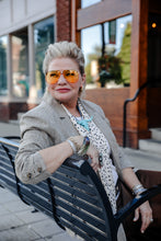 Load image into Gallery viewer, Prestige Pinstripe Oversized Blazer