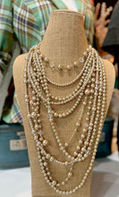 Load image into Gallery viewer, Stack ‘Em Up Pearl Beaded Necklace