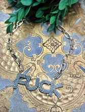 Load image into Gallery viewer, Fu fu Fuck Necklace in Clear