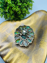 Load image into Gallery viewer, Flower Me Turq Ring