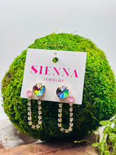 Load image into Gallery viewer, Sienna Paige Earrings in Volcano/Bubble Gum