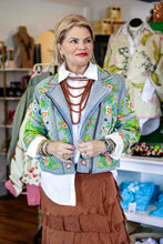 Load image into Gallery viewer, Lucinda Embroidered Denim Jacket