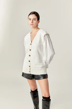 Load image into Gallery viewer, Layla Poplin Combo Cardigan