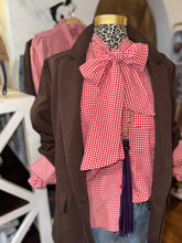 Load image into Gallery viewer, Dylan Top in Red Gingham