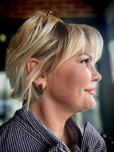 Load image into Gallery viewer, Jolene Earrings in Mahagony w/ Majestic Green Brandy