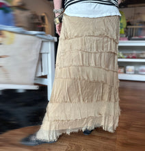 Load image into Gallery viewer, Jersey Layered Skirt in Caramel