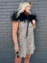Load image into Gallery viewer, Louise Ostrich Feather Capelet in Black