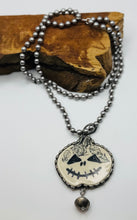 Load image into Gallery viewer, Pottery Pumpkin Necklace