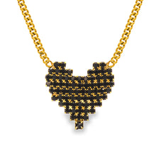 Load image into Gallery viewer, Candy Heart Necklace in Black