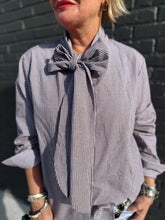 Load image into Gallery viewer, Lauren Bow Top in Cocoa Brown