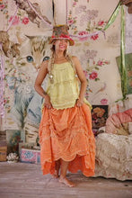 Load image into Gallery viewer, Eyelet Skirt in Arancia